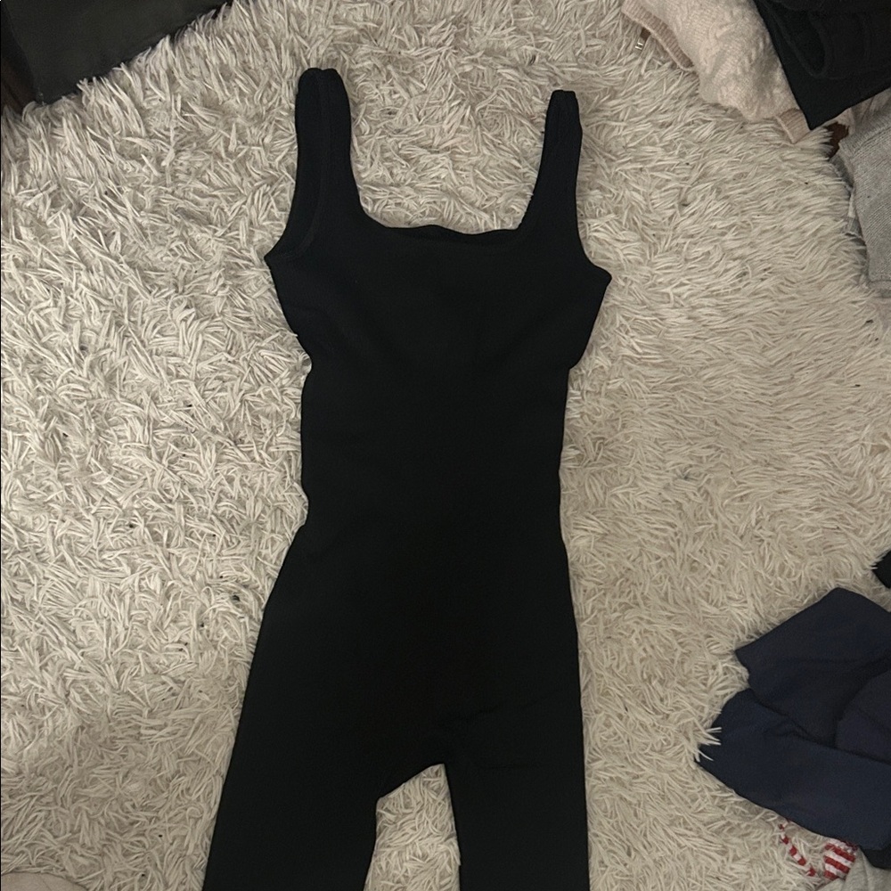Black Sleeveless Jumpsuit